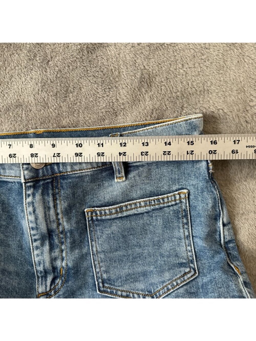 Lands' End High Rise Wide Leg Crop Jeans Womens size 8 - Picture 6 of 9